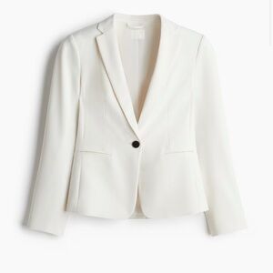 🤍 H&M Off-White / Cream Tailored Blazer | NWOT | Size S 🤍